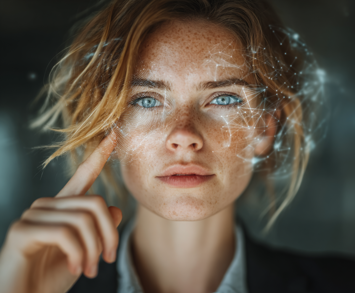 Woman powered with AI